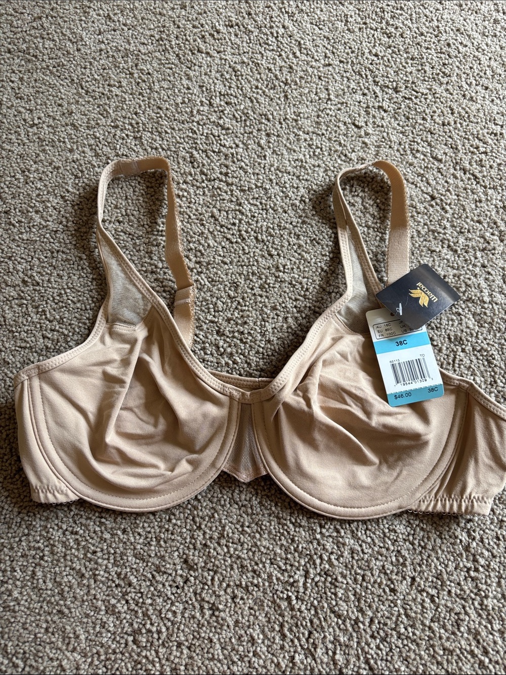 Wacoal Beige Full Coverage Underwire Bra
